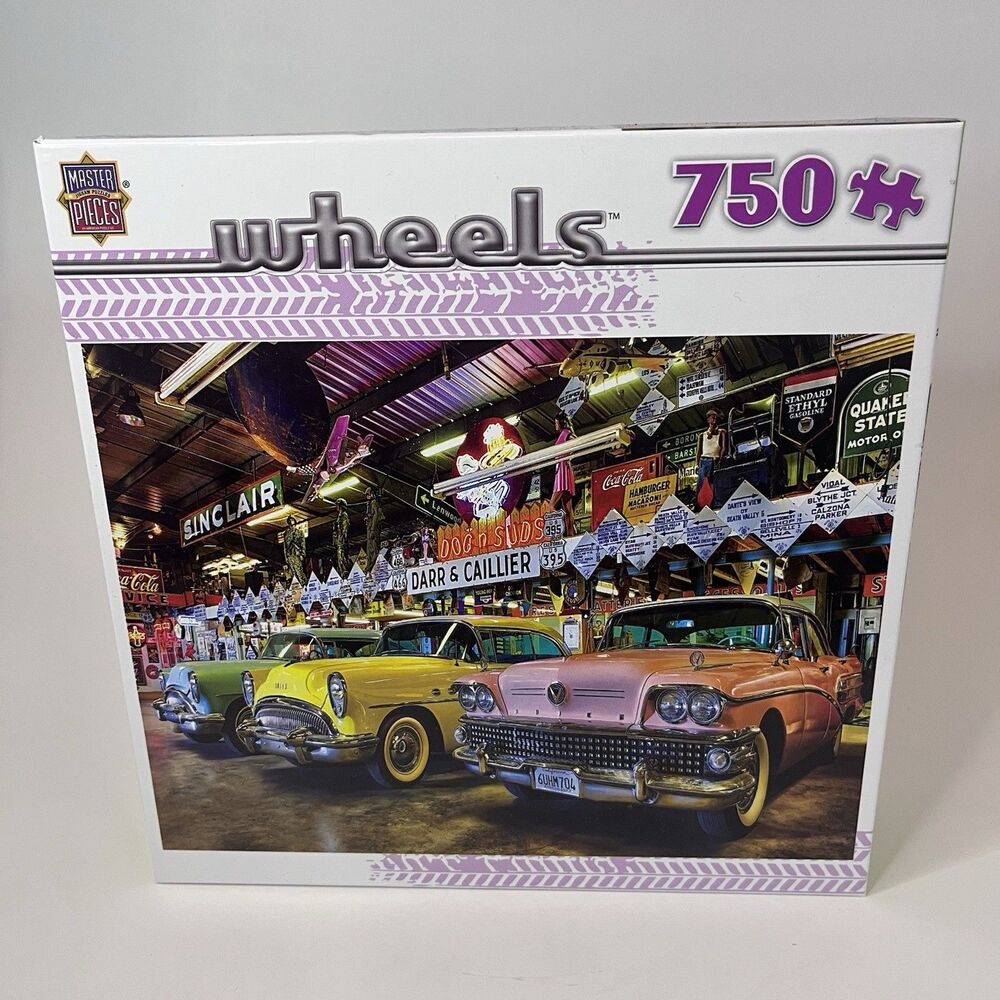 Wheels THREE BEAUTIES 750 Piece Jigsaw Puzzle 24" x 18" - New Open Box